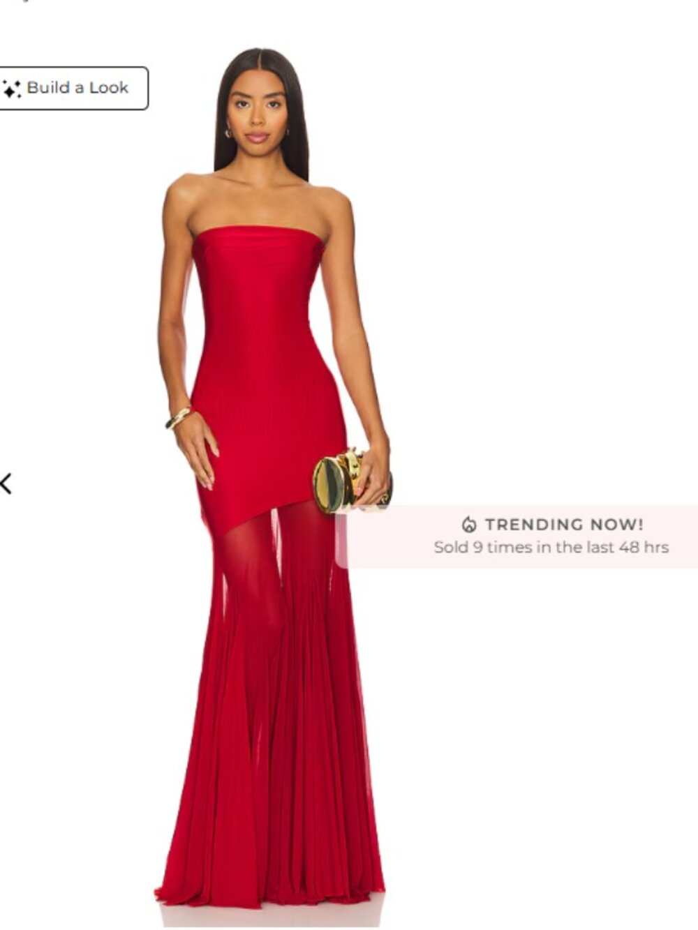Deme by Gabriella Dahlia Gown in Maroon Size S	$380